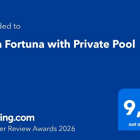 Fortuna With Private Pool *